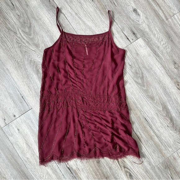 Free People Sheer Beaded Slip​ - Picture 2 of 4